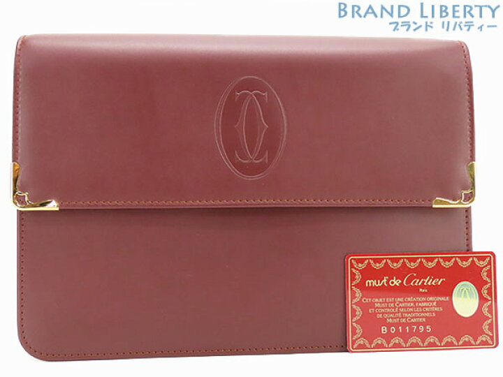 楽天市場】【未使用】カルティエ Cartier マストライン セカンドバッグ  