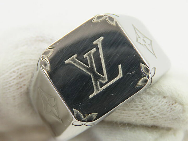 楽天市場】【美品】ルイヴィトン LOUIS VUITTON シグネットリング 