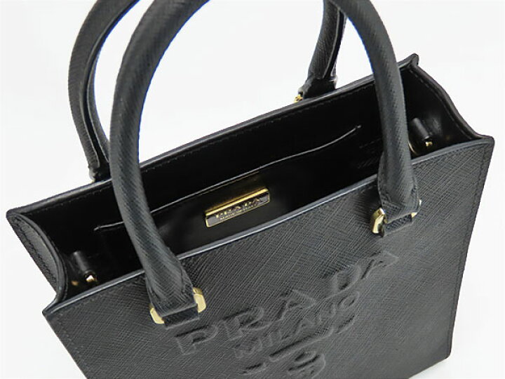 楽天市場】【超美品】プラダ PRADA サフィアーノ スモール トート 