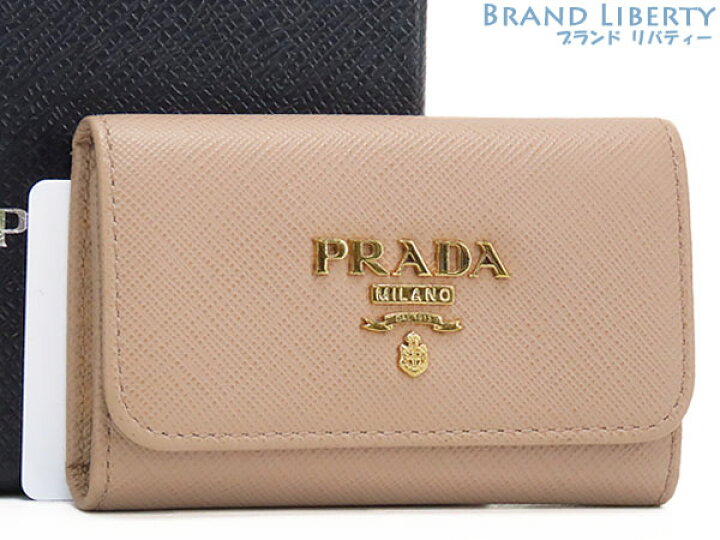 楽天市場】【超美品】プラダ PRADA サフィアーノ マルチカラー キー 