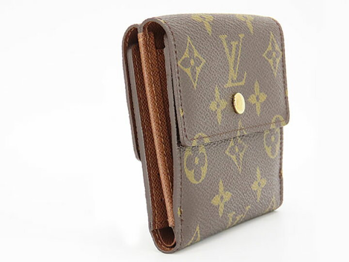 美品 ルイヴィトン モノグラム ポルトフォイユ エリーズ Wホック財布  