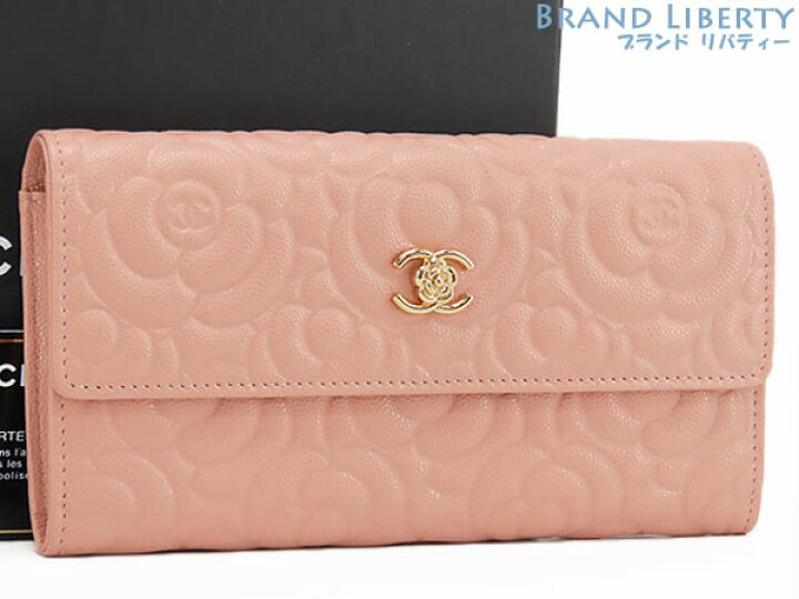 楽天市場】【新品同様】シャネル CHANEL カメリア キャビアスキン ココ  