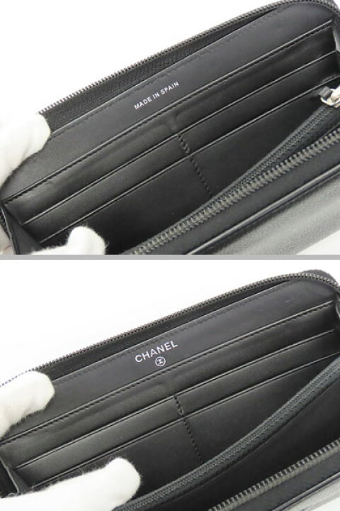 楽天市場】【美品】シャネル CHANEL ココマーク キャビアスキン 