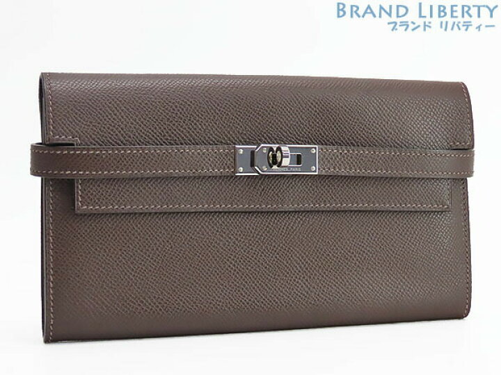 楽天市場】【超美品】エルメス HERMES ケリーウォレット ロング 二  