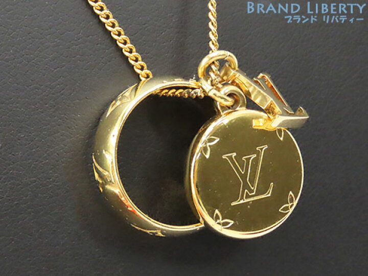 楽天市場】ルイヴィトン LOUIS VUITTON リングネックレス モノグラム 