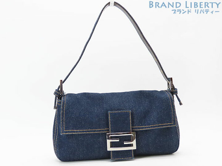 楽天市場】【レア超美品】フェンディ FENDI マンマバケット デニム  
