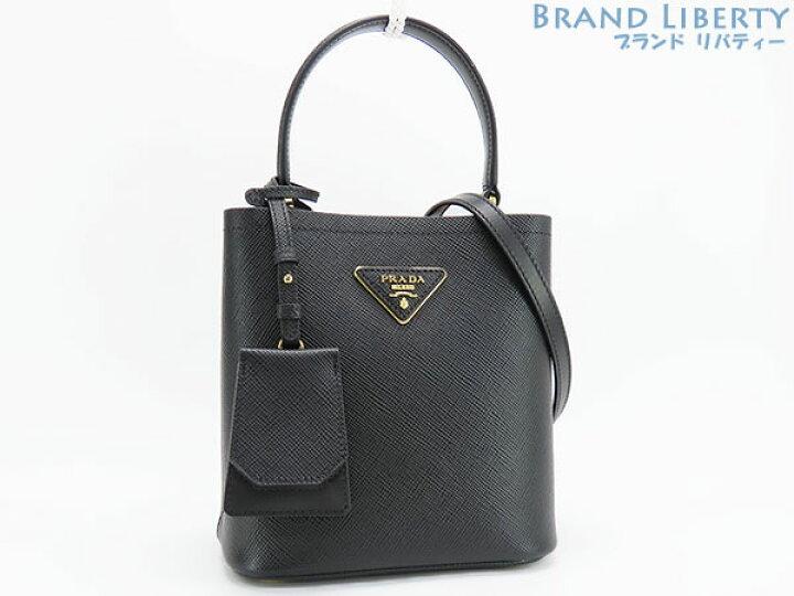 楽天市場】【未使用】プラダ PRADA パニエ サフィアーノレザー 
