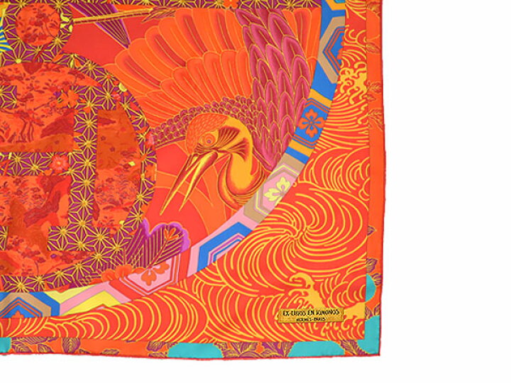 楽天市場】【激レア新古品】エルメス HERMES カレ90 EX LIBRIS EN  