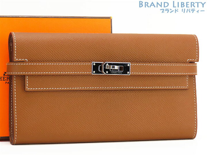 楽天市場】【超美品】エルメス HERMES ケリーウォレット ロング 二  