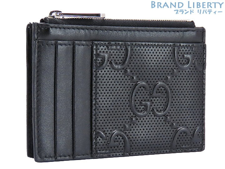 楽天市場】【未使用】GUCCI グッチ GGエンボス レザー フラグメント  