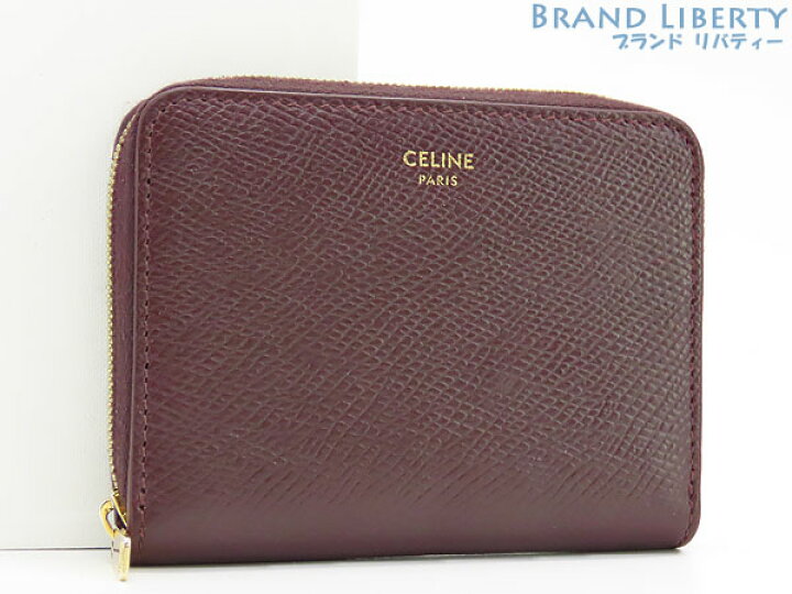 楽天市場】【美品】セリーヌ CELINE コンパクト ジップドウォレット  