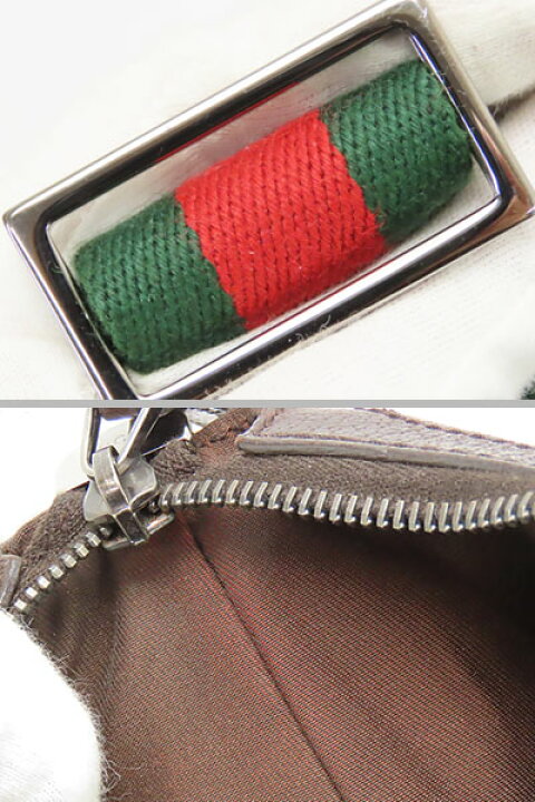 楽天市場】【超美品】グッチ GUCCI GGキャンバス シェリーライン 斜め 