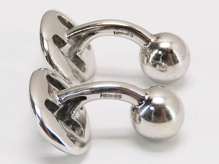 超美品】エルメス HERMES H2 Hモチーフ Hロゴ カフス カフスボタン  