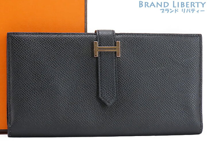 楽天市場】【レア美品】エルメス HERMES ベアンスフレ 二つ折り長財布 