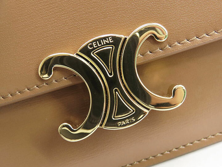楽天市場】【新古品】セリーヌ CELINE トリオンフ フラップ付き カード  