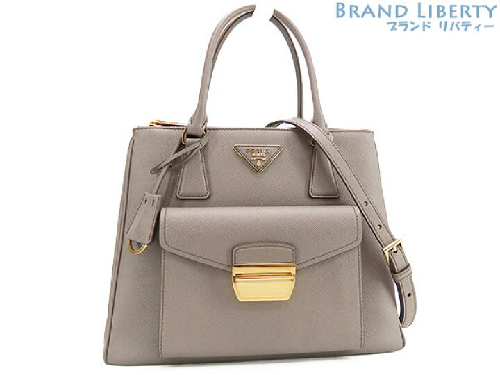 楽天市場】【レア新品同様】プラダ PRADA サフィアーノ ラックス 2WAY 