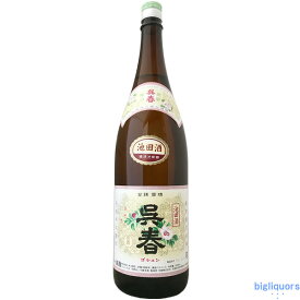 【製造2023年12月以降】呉春 【池田酒】1800ml（普通酒）【冷1】