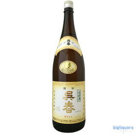 【製造2024年3月以降】呉春　特吟【特別吟醸酒】1800ml【冷1】