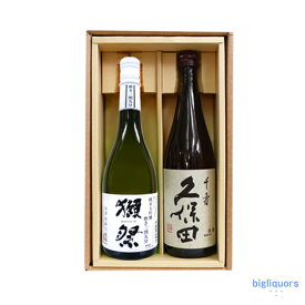 『獺祭39 三割九分』・『久保田千寿（吟醸）』（720ml×2）〔ギフト箱K付〕【□】【冷1】