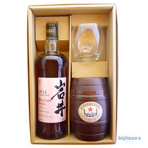 岩井トラディション ワインカスクフィニッシュ 750ml〔ギフト箱KH〕ロックグラス&クラッカーセット【□】