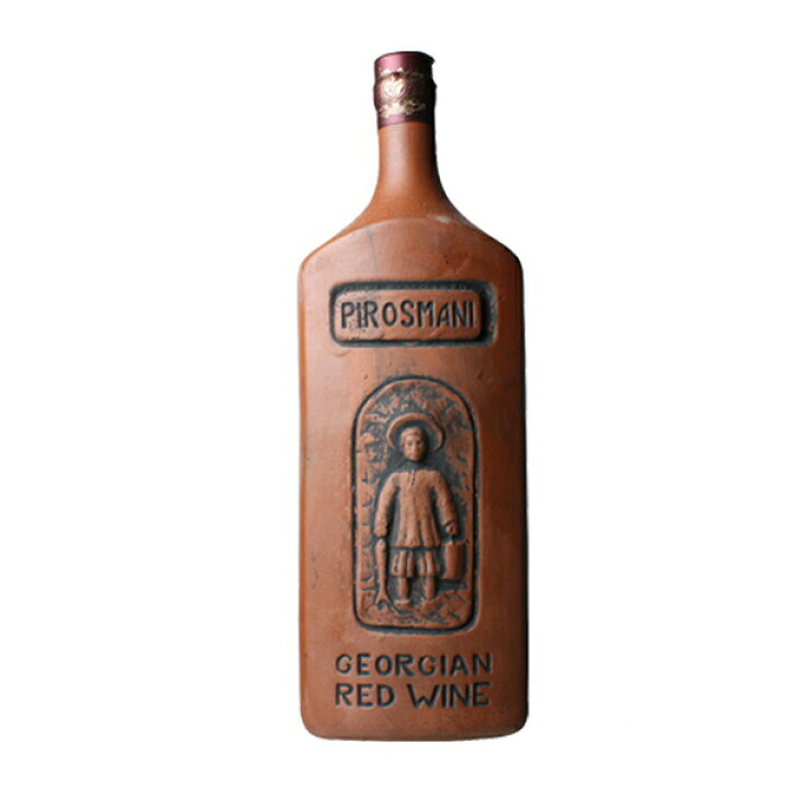 楽天市場】ピロスマニ陶器ボトル（赤）750ml 〜Pirosmani〜ジョージア 