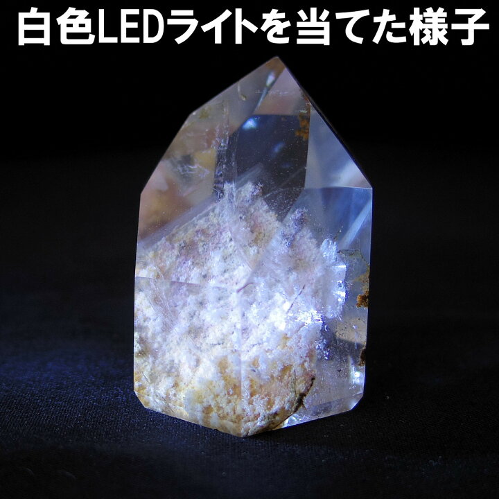 楽天市場】【天然石】ファントム水晶 ポリッシュポイント ブラジル産 A 