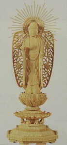 柘植八角台座 西立弥陀 西型光背 3.0