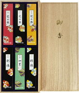 進物線香 和花 6種アソート 桐箱入り 贈答用 微煙 お供え・法事・喪中見舞い【のし無料】【包装無料】【…