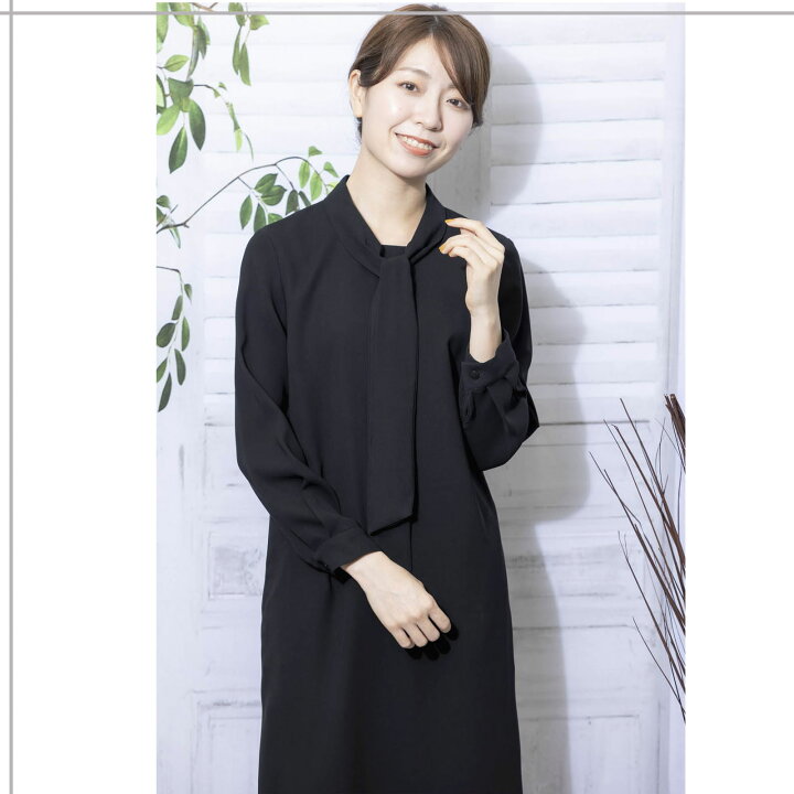 楽天市場】喪服 レディース 礼服 ブラックフォーマル ワンピース 
