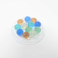 ビー玉 [16mm/1個] 蛍 （蓄光タイプ） 【商品No.148】 ガラス玉 おしゃれ インテリア 工作用 自由研究用 …
