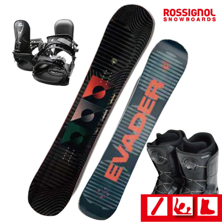 楽天市場】最終価格 25モデル 【ROSSIGNOL】EVADER 初中級者向け 三点 