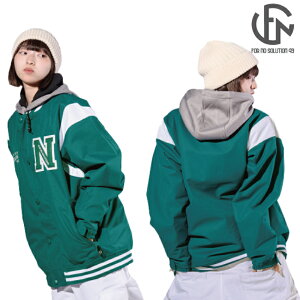 y40%OFFzy24-25zFor No Solution 49 FN-2414 STADIUM JACKETX^WAWPbg@Detachable HOOD Unisex Xm[EFA Xm[{[hEFA XL[EFA GRN