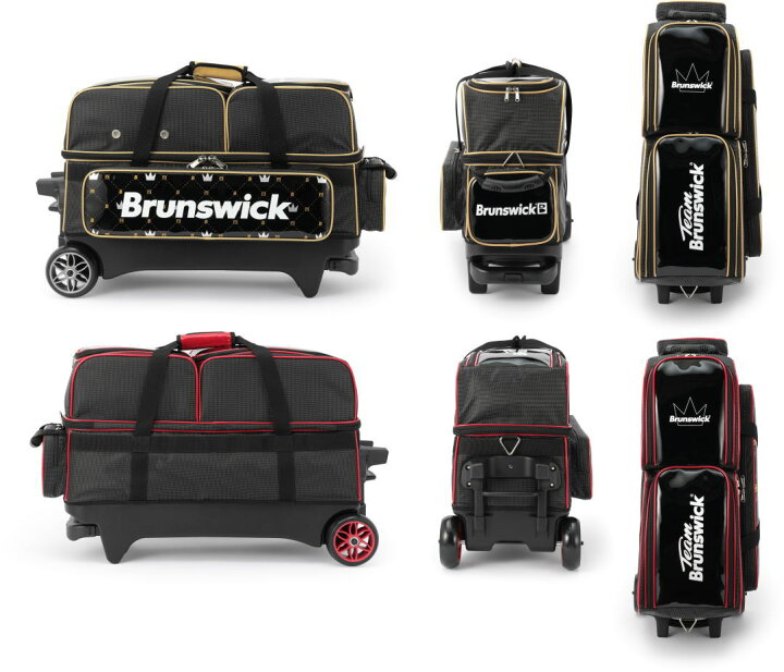 楽天市場】【Brunswick】 BB260 トリプルローラーバッグ : ボウラーズ 