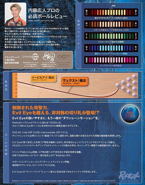 楽天市場】【RADICAL】 ヴェクスト : ボウラーズショップ プリメーロ