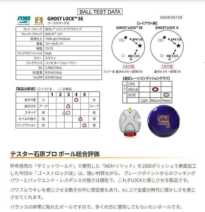 楽天市場】【STORM】 ゴーストロック SE : ボウラーズショップ プリメーロ