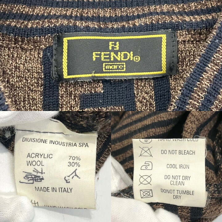 楽天市場】フェンディ ニット レディース ズッカ セーター 長袖 