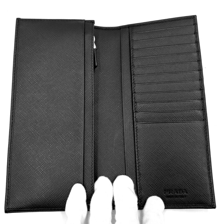 楽天市場】プラダ 長財布 メンズ トライアングルロゴ 二つ折り財布  