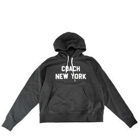 【スーパーセール】 コーチ パーカー メンズ フーディースウェットシャツ トップス 服 アパレル 服 COACH M CQ226 ブラック 黒 ホワイト 白 コットン 春 秋 冬 美品【中古品】