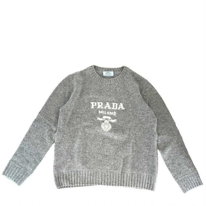 楽天市場】【17%OFF】 プラダ ニット レディース ロゴ クルーネック 