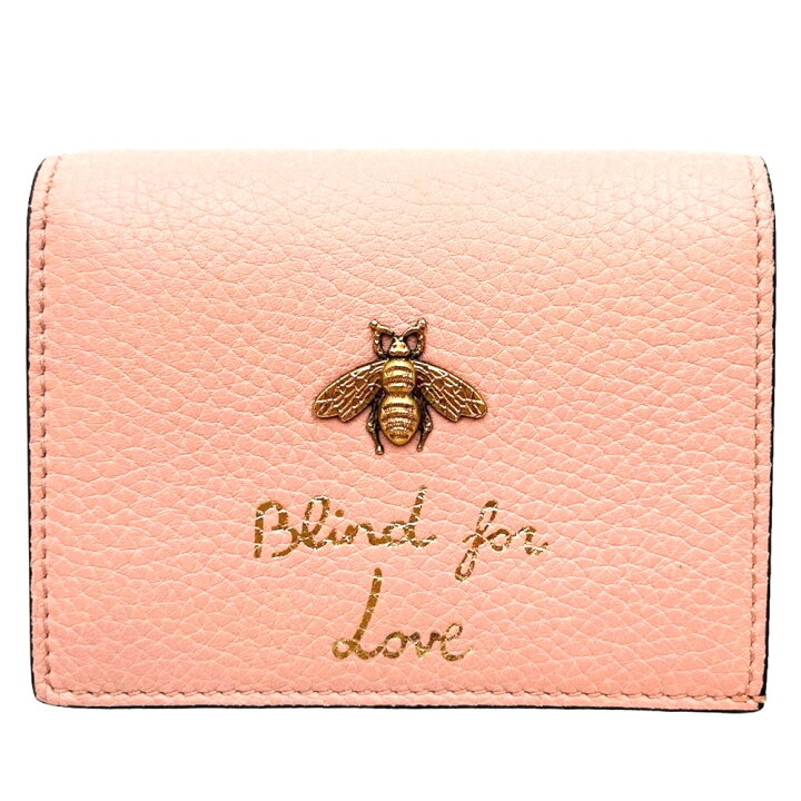 楽天市場】グッチ 二つ折り財布 レディース アニマリエ ビー  