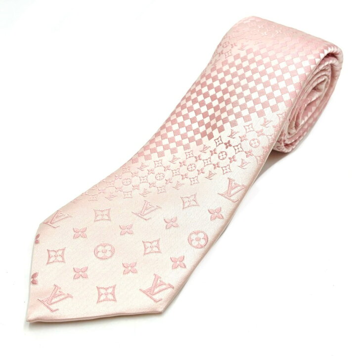 ルイヴィトン LOUIS VUITTON ネクタイ モノグラム シルク100％ メンズ  