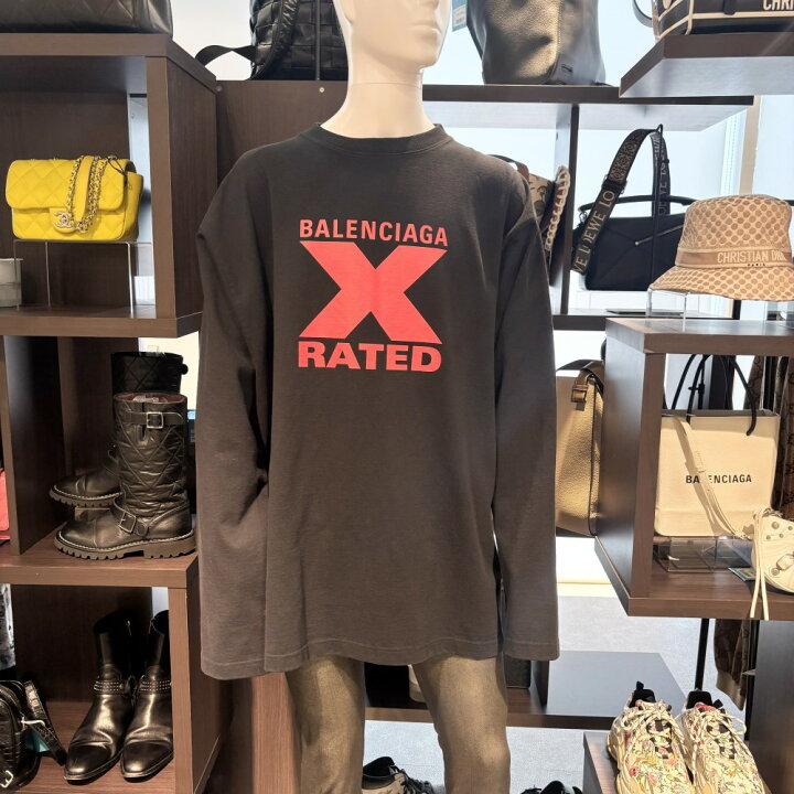 楽天市場】バレンシアガ スウェット メンズ X RATED トレーナー  