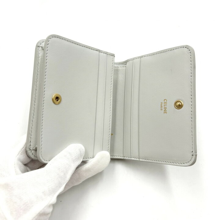 楽天市場】セリーヌ 三つ折り財布 レディース トリオンフ コンパクト  