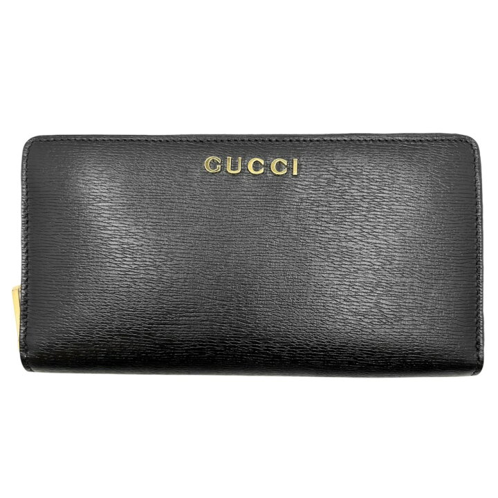 売り尽くし】GUCCI グッチ 長財布 スクリプト ジップアラウンド  