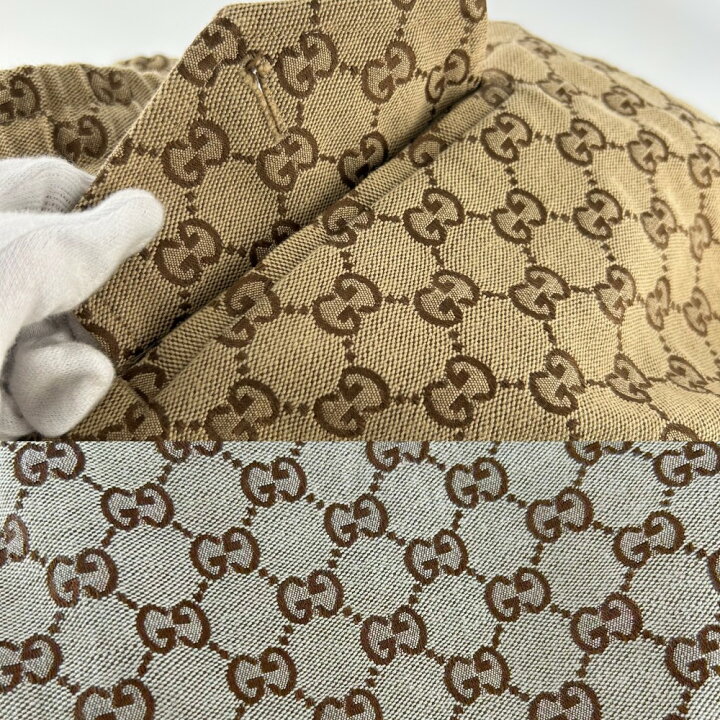 楽天市場】グッチ ボトムス メンズ GGキャンバス ジョギングパンツ  