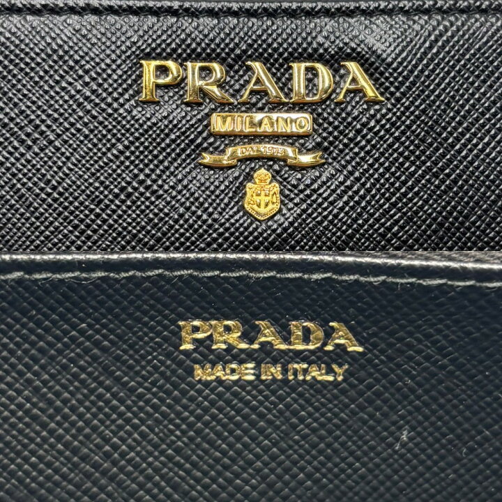 楽天市場】プラダ 長財布 レディース ロゴ ロングウォレット PRADA 