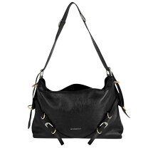 ジバンシィ (GIVENCHY) レザー ハンドバッグ ブラック ゴールド金具 