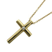 楽天市場】tiffany ネックレス k18 クロスの通販