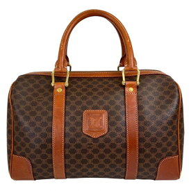【在庫一掃】 セリーヌ ボストンバッグ レディース CELINE レザー ブラウン 茶 ゴールド金具【中古品】