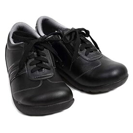 大人気のヒザにやさしい靴ニーサポートシューズ　4Lサイズブラック